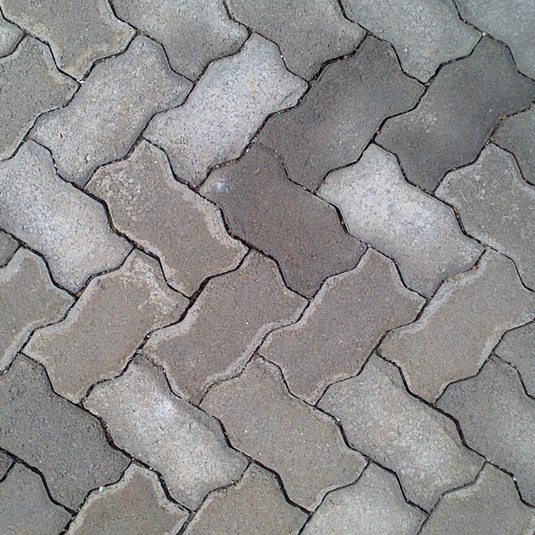 Interlocking Pavers - Grey & Black